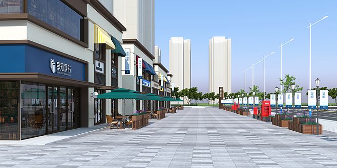 沿街商鋪包裝 地產(chǎn)