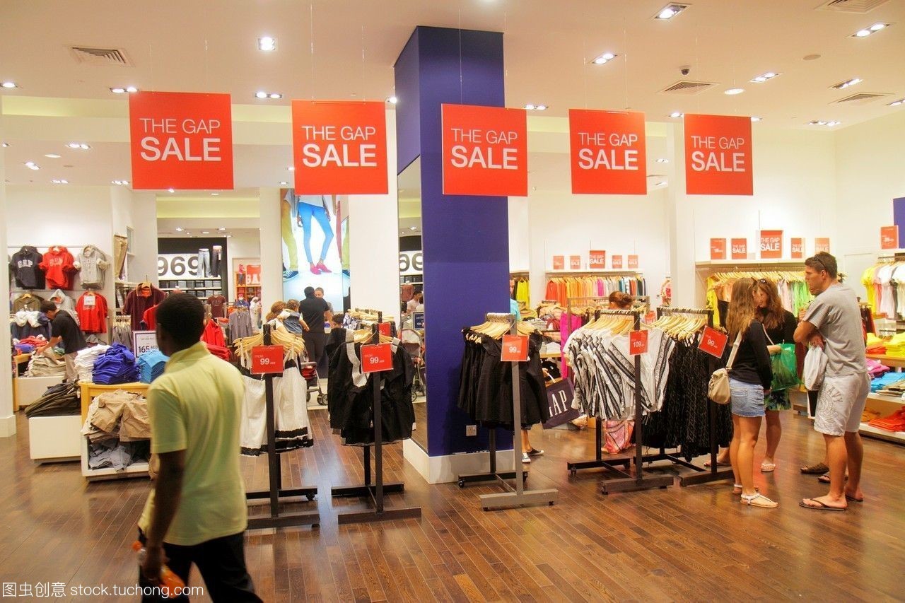 阿拉伯聯合酋長國ue阿聯酋中東迪拜迪拜市中心迪拜塔迪拜購物中心購物商店時尚差距服裝客戶