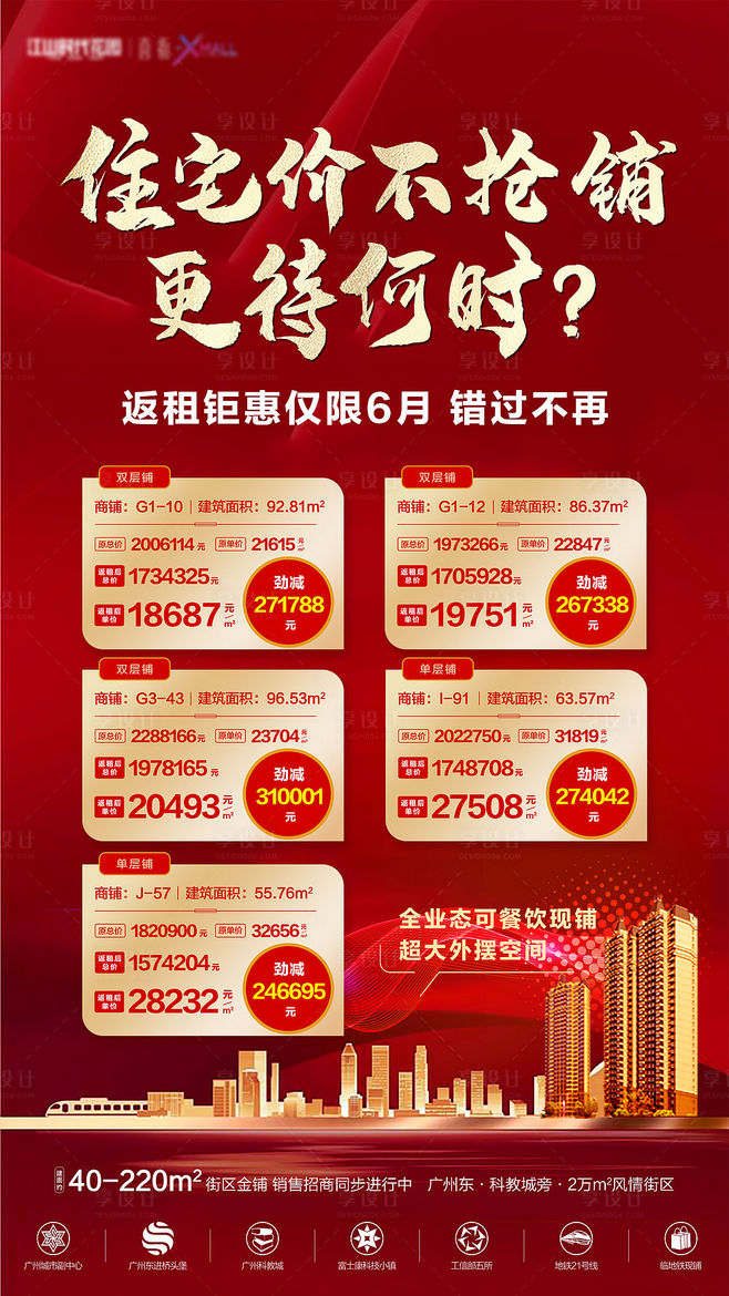 【源文件下載】 海報(bào) 房地產(chǎn) 特價(jià)房 商鋪 紅金 建筑 表格設(shè)計(jì)作品 設(shè)計(jì)圖集